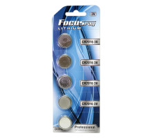 Литиевая батарейка таблетка Focus Ray, 3V, CR2016