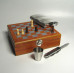 Шахматный набор с фляжкой (232 мл), металлическим стаканом и ножом